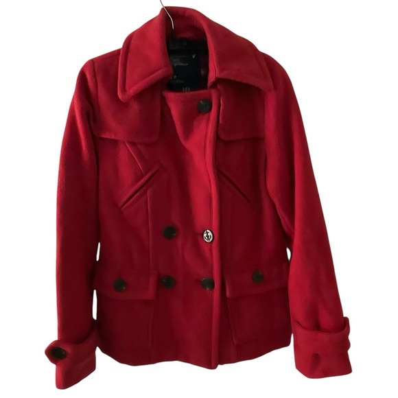 American Eagle Outfitters Wool Blend Double Breasted Lined Coat-Size S - Picture 2 of 7